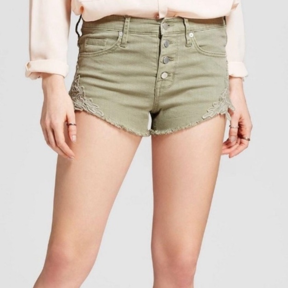 Mossimo High Rise Shorts with lace